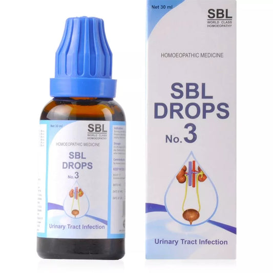 SBL Drops No 3 Urinary Track Infection (30ml) image 0