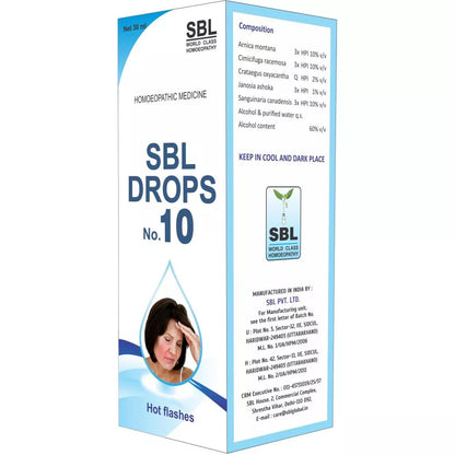 SBL Drops No 10 Hot flashes (30ml) image 0