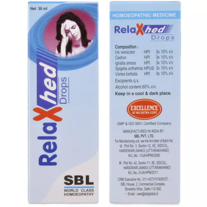 SBL Relaxhed Drops (30ml) image 0