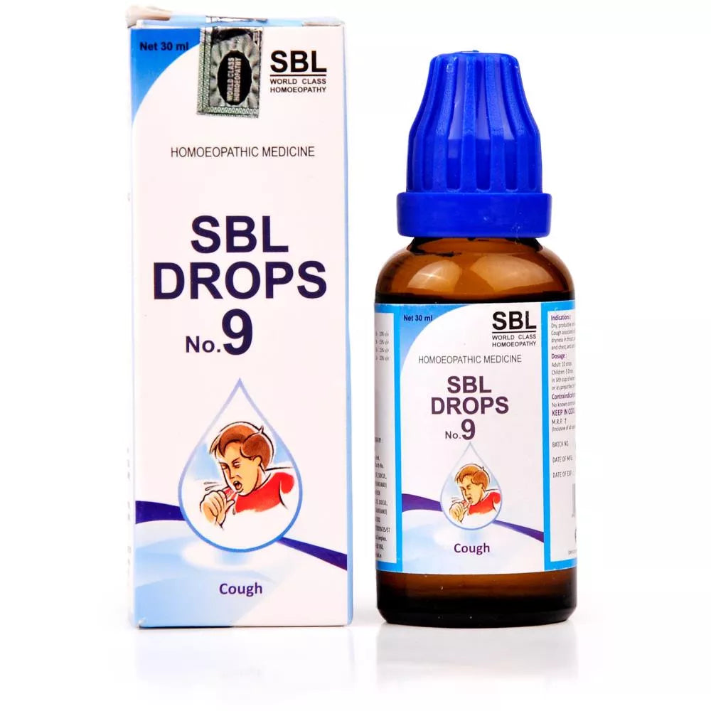 SBL Drops No 9 For Cough (30ml) image 0