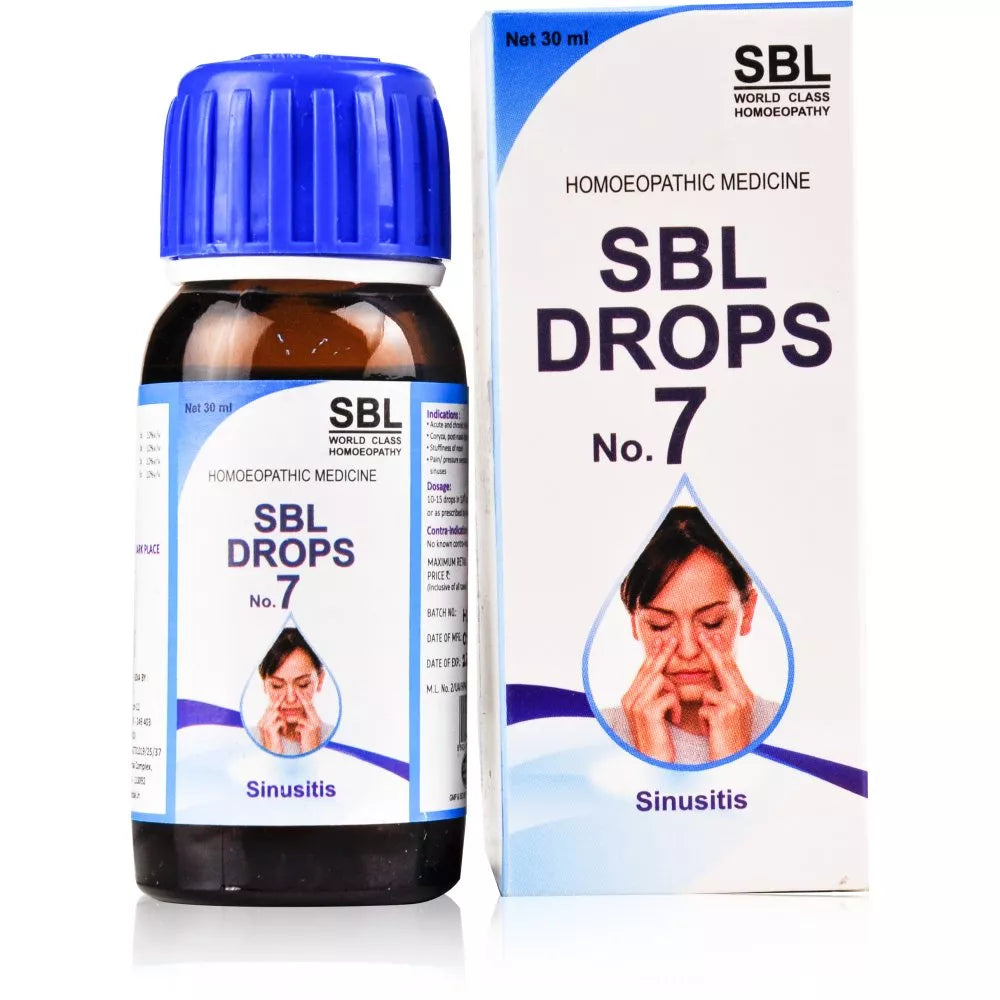 SBL Drops No 7 Sinusitis (30ml) image 0
