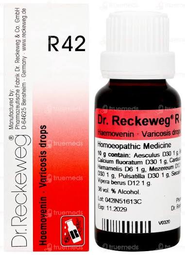 Dr. Reckeweg R42 Varicosis Drop - 22ml