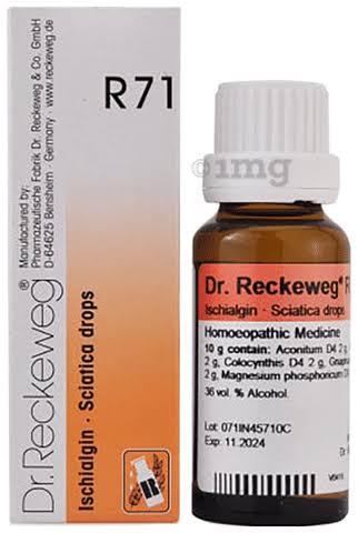 Dr. Reckeweg R71 Sciatica Drop | For Pain Relief - 22ml