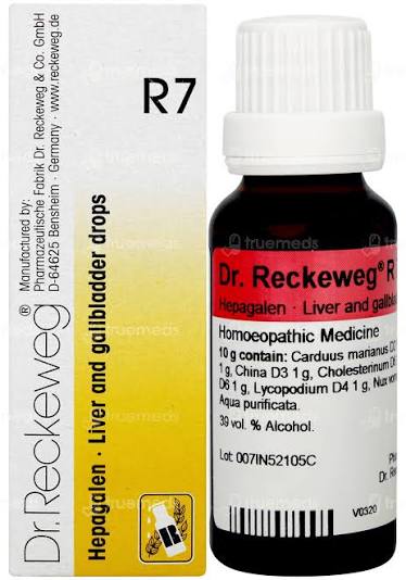 Dr. Reckeweg R7 Liver and Gallbladder Drop | For Liver Care - 22ml