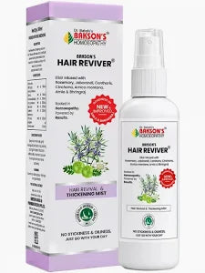 Bakson's Homoeopathy Hair Reviver Rosemary Water Spray -100 ml - Wholesale Pack of 3