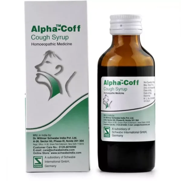 382221-1-1000 Willmar Schwabe India Alpha Coff (Cough Syrup) (100ml)